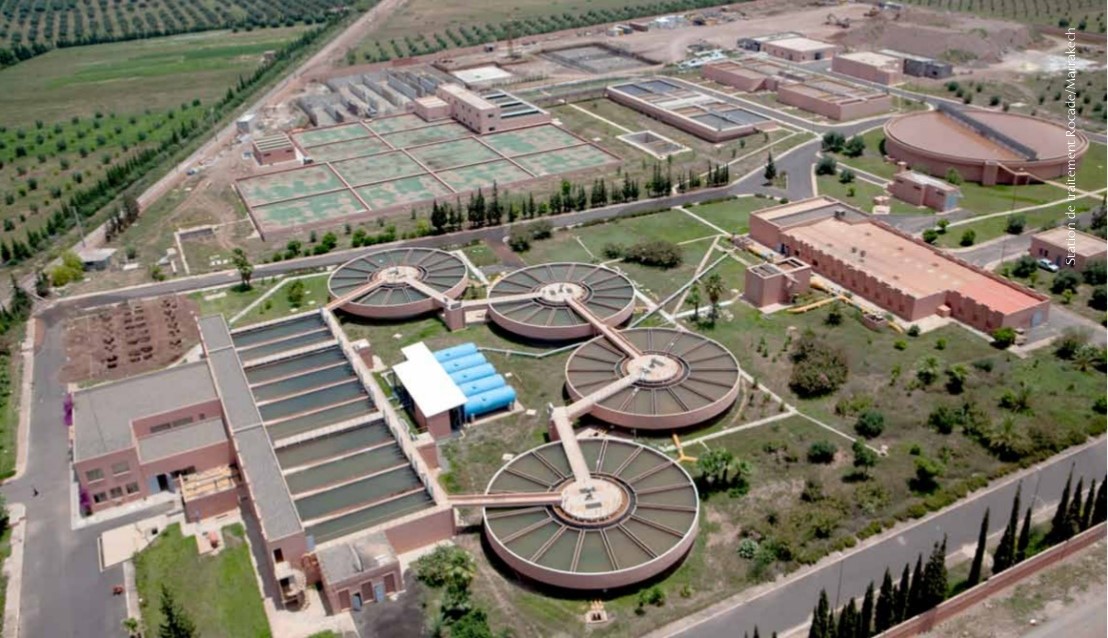 La station de traitement des eaux Rocade de Marrakech